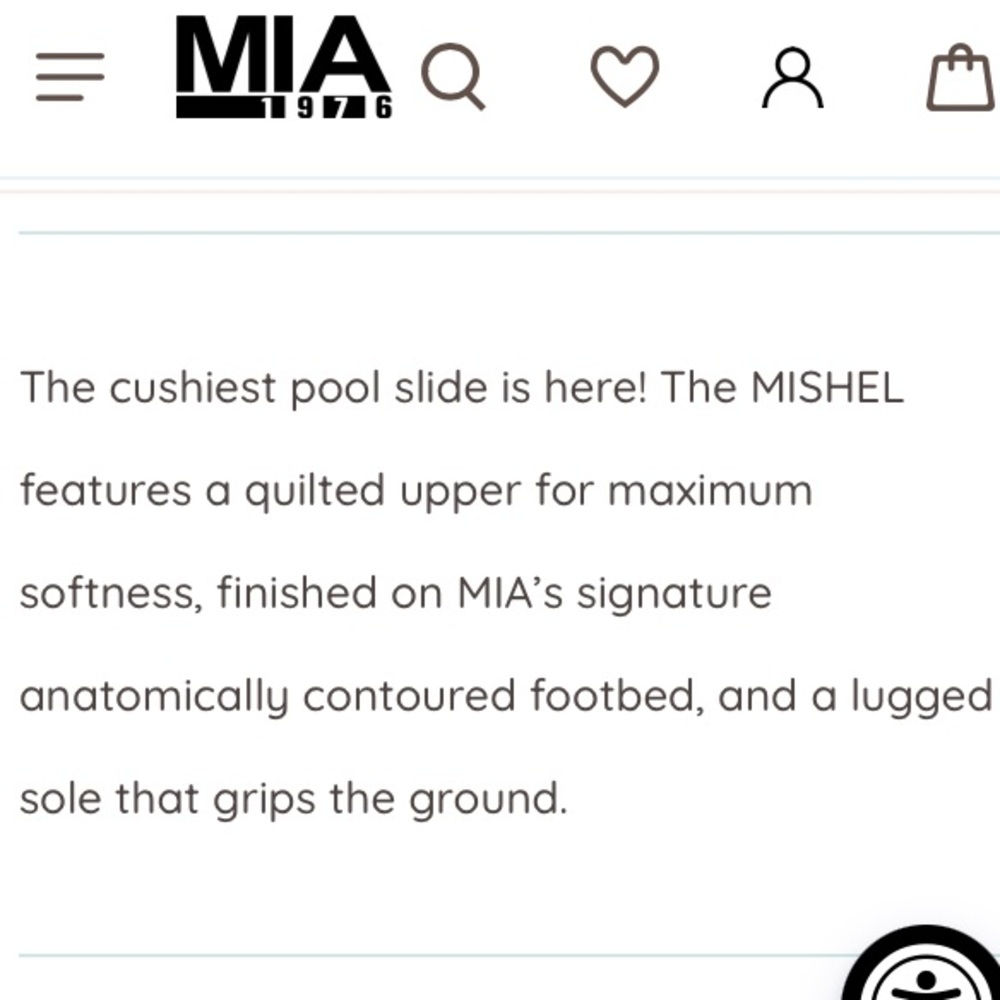 Mia Mishel Size 7 Slide On Shoes - Picture 4 of 6